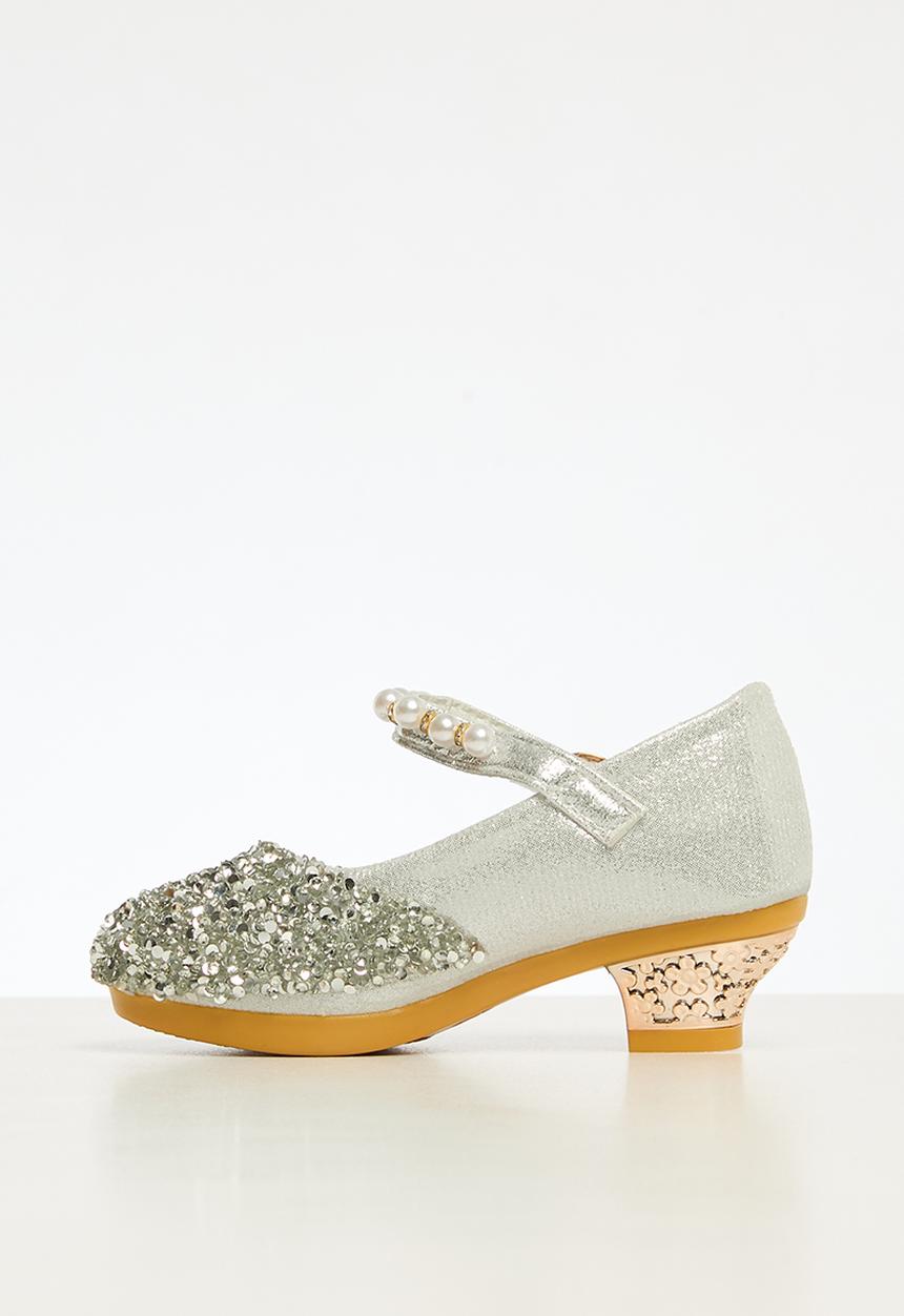 Pop Candy - Girls kitten heels - silver