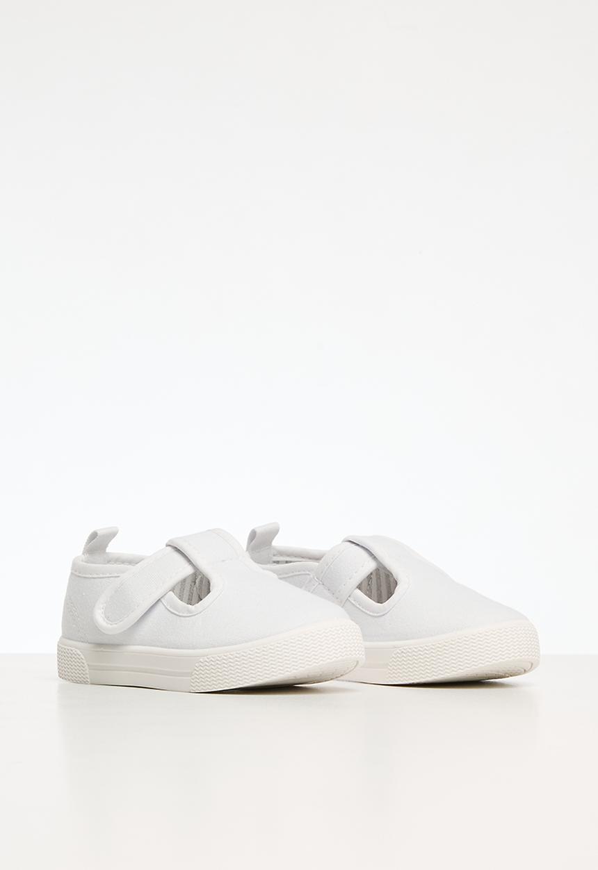 Pop Candy - Velcro t-bar sneakers - white