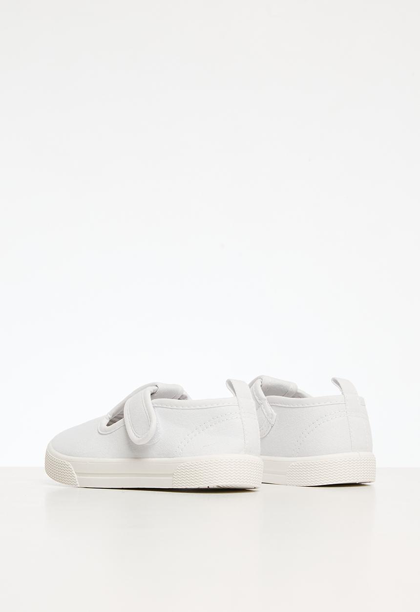 Pop Candy - Velcro t-bar sneakers - white