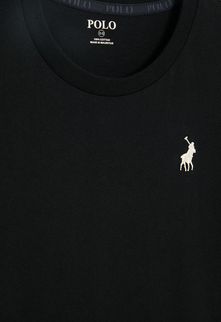 POLO - Boys rick short sleeve tee - black