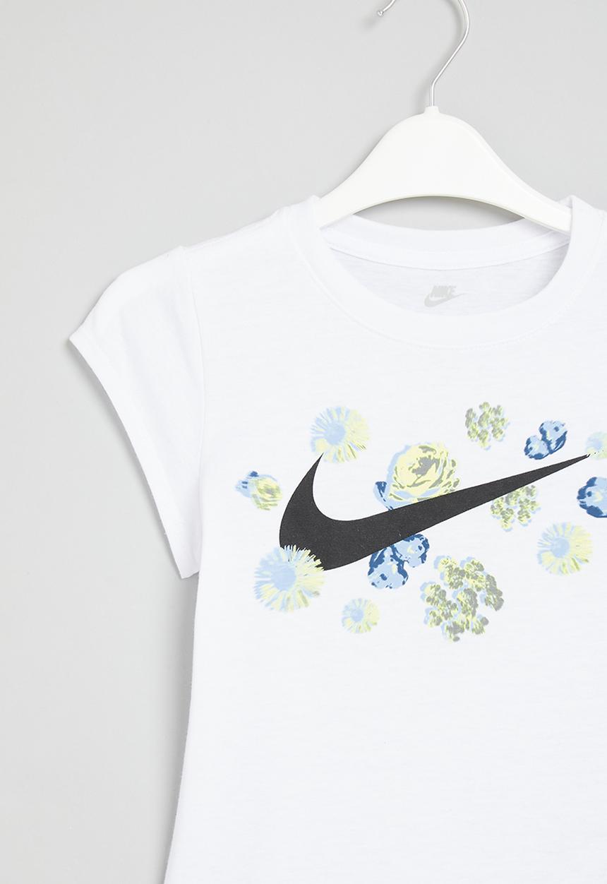 Nike - Nkg floral futura tee - white