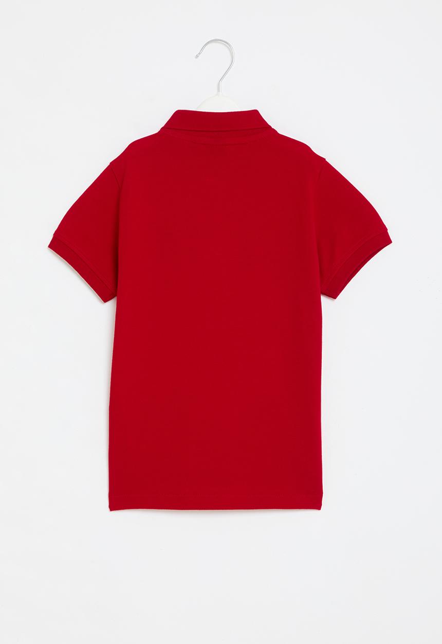 POLO - Girls nina short sleeve golfer - red