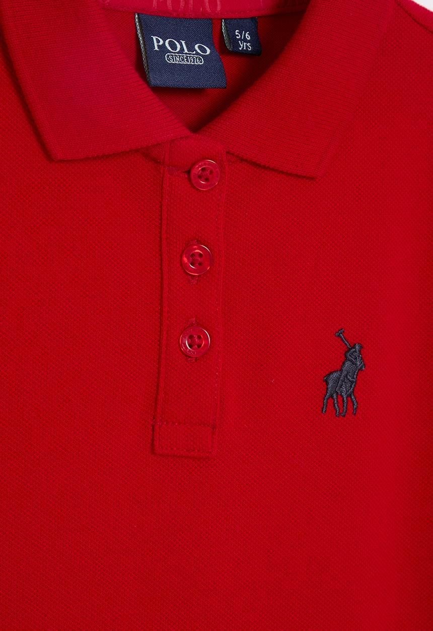 POLO - Girls nina short sleeve golfer - red