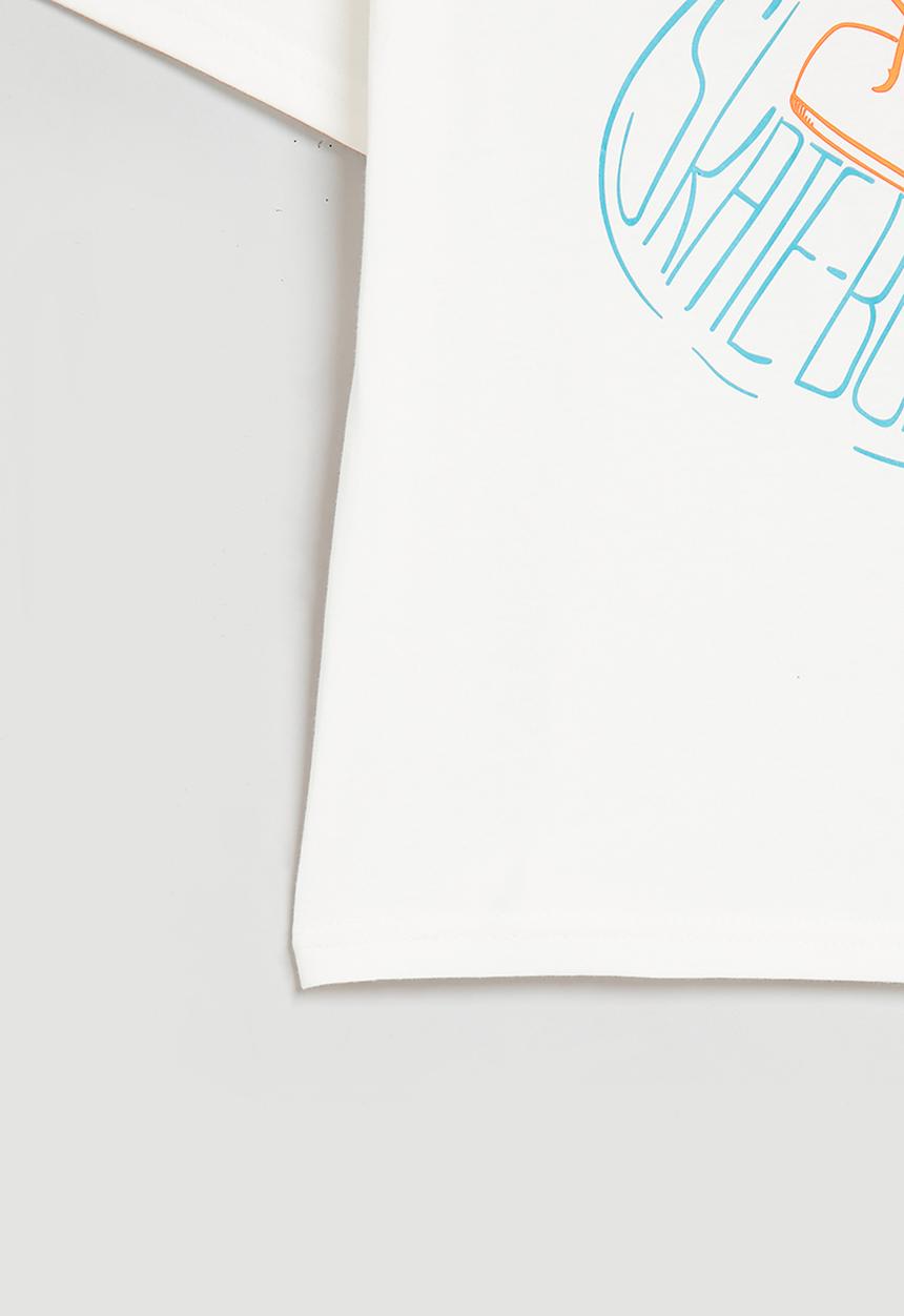 Pop Candy - Printed short sleeve tee - white