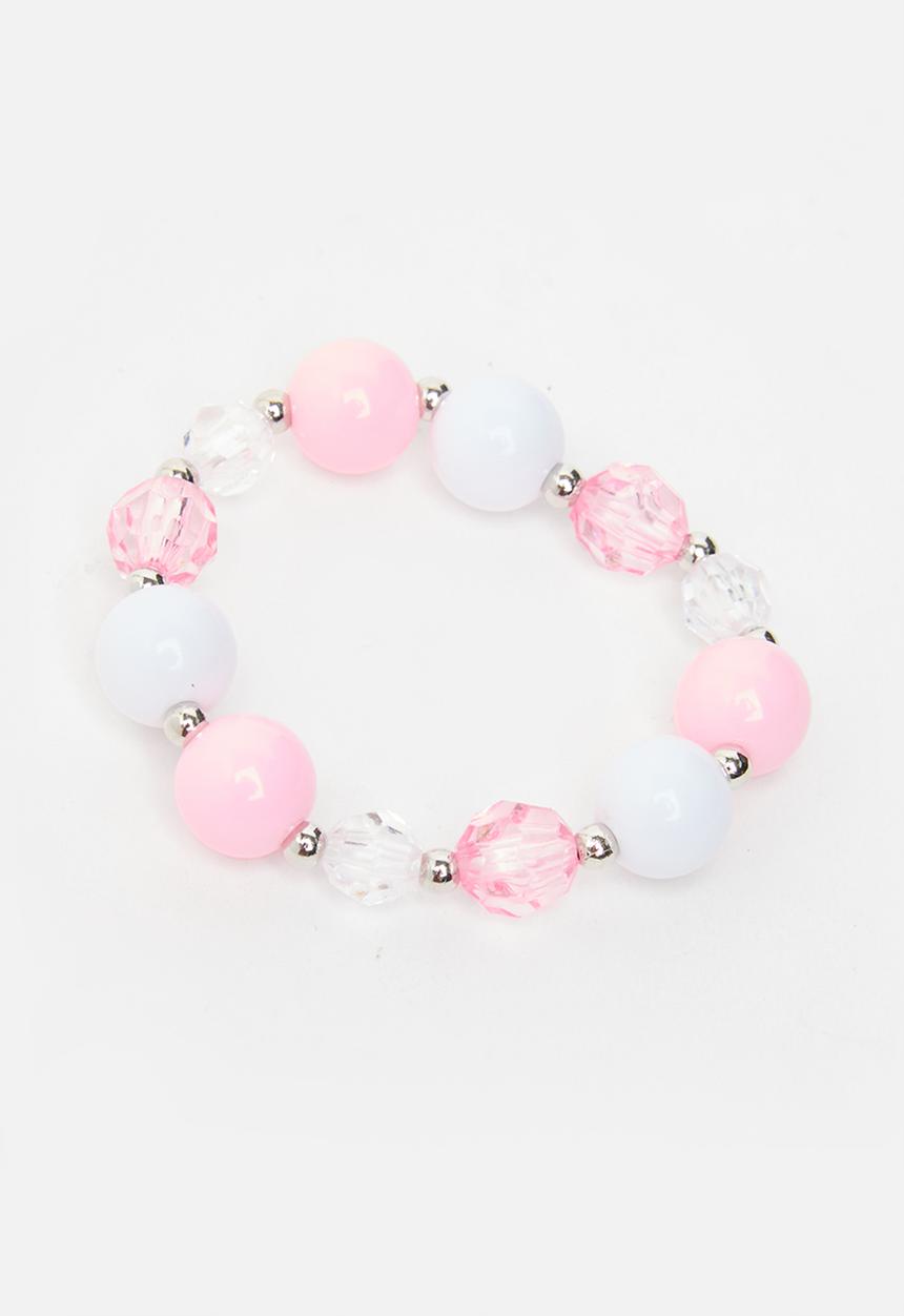 Pop Candy - Girls bracelet necklace set - pink