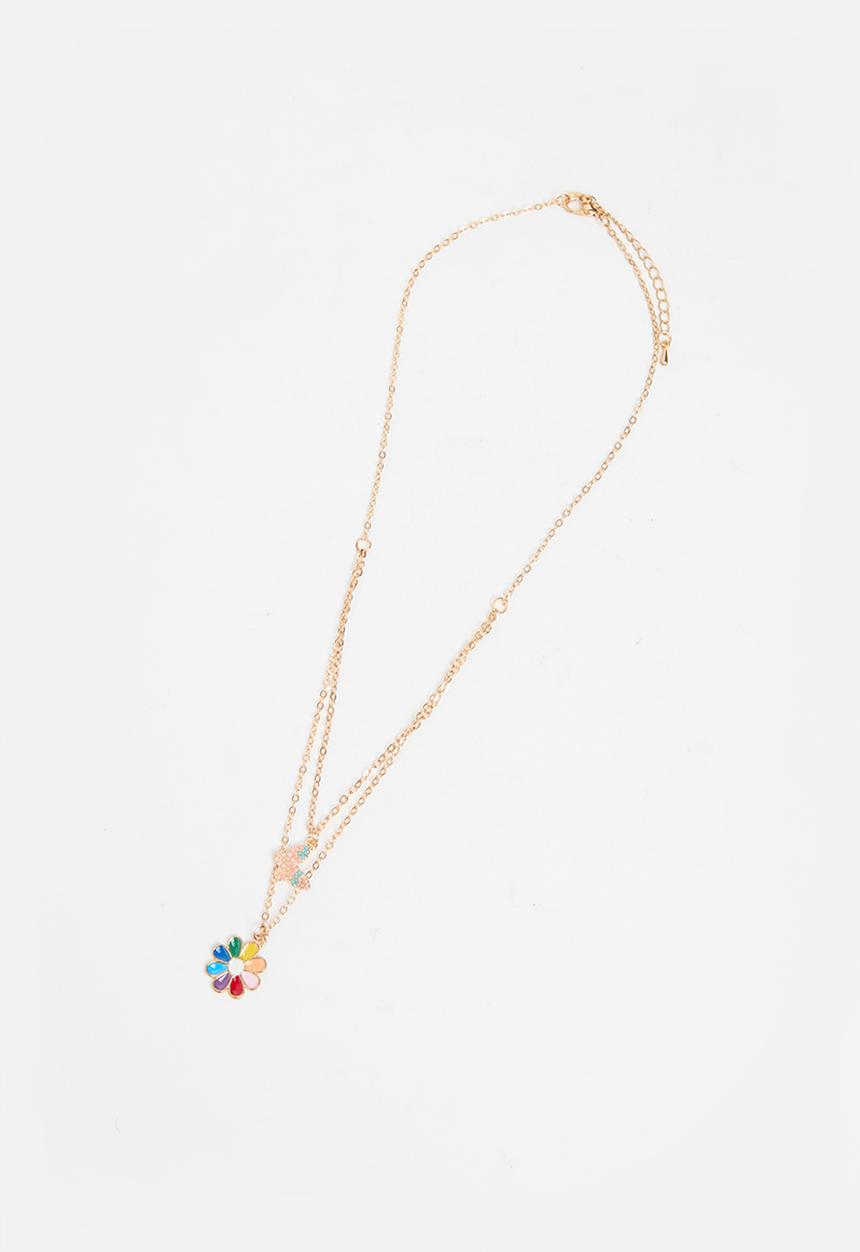 Pop Candy - Tiered necklace - gold 