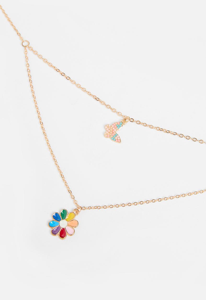 Pop Candy - Tiered necklace - gold 