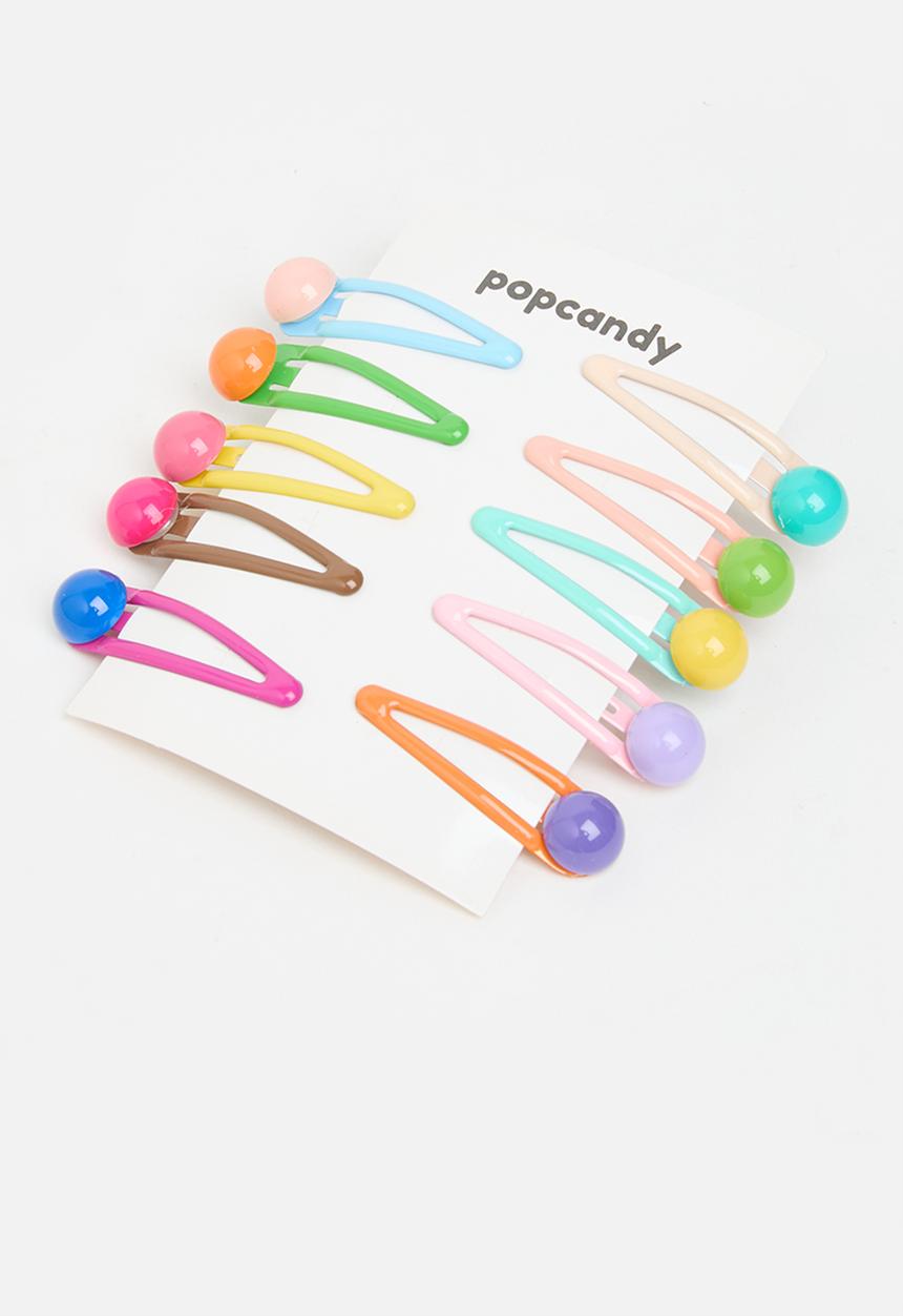 Pop Candy - 10 Pack hair clips - multi