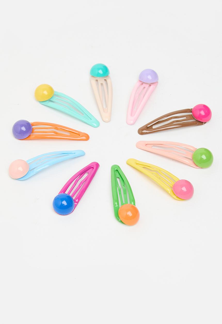 Pop Candy - 10 Pack hair clips - multi