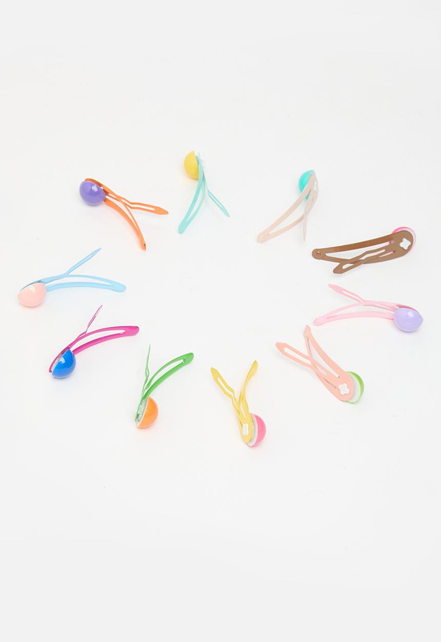 Pop Candy - 10 Pack hair clips - multi
