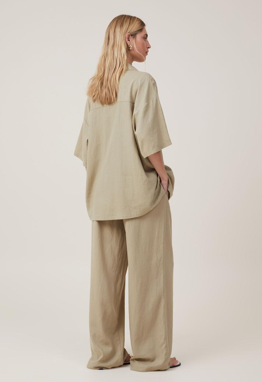 Cotton On - Haven wide leg pant - desert sage
