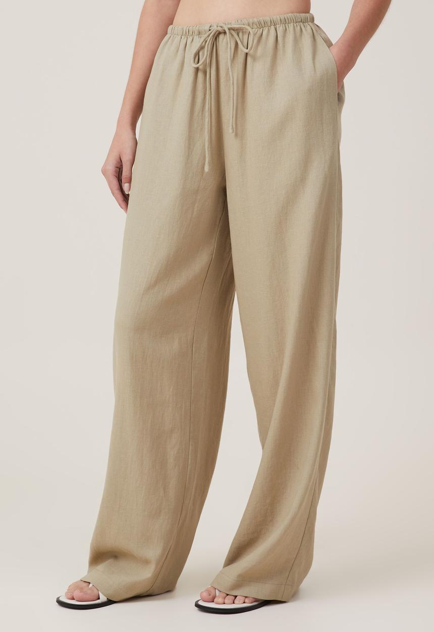 Cotton On - Haven wide leg pant - desert sage