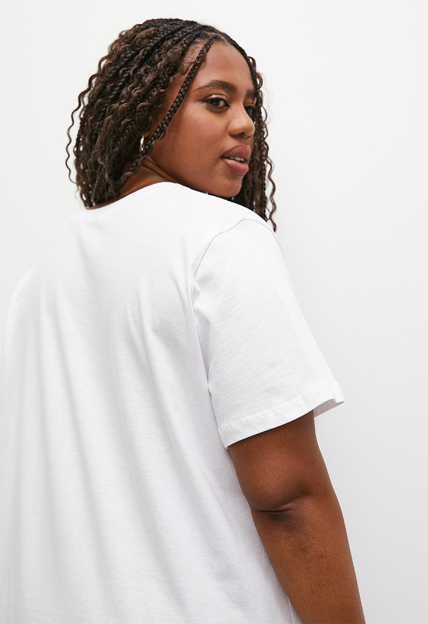 Superbalist - Graphic novelty tee plus - white