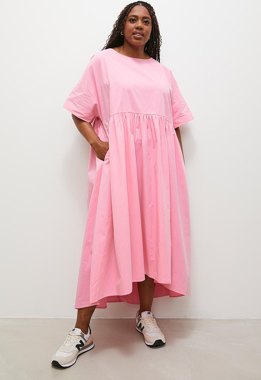 Superbalist - Combo babydoll dress - pink