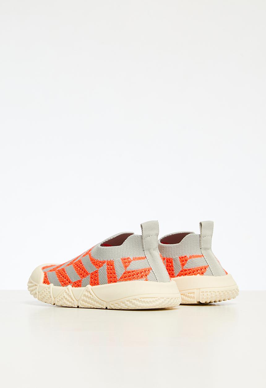 Pop Candy -  Slip on sneakers - orange and grey
