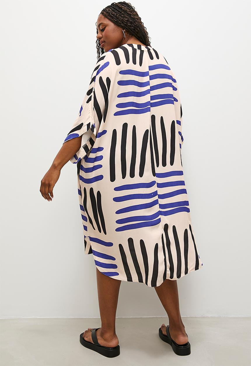 Superbalist - Short sleeve printed shirt dress - multi