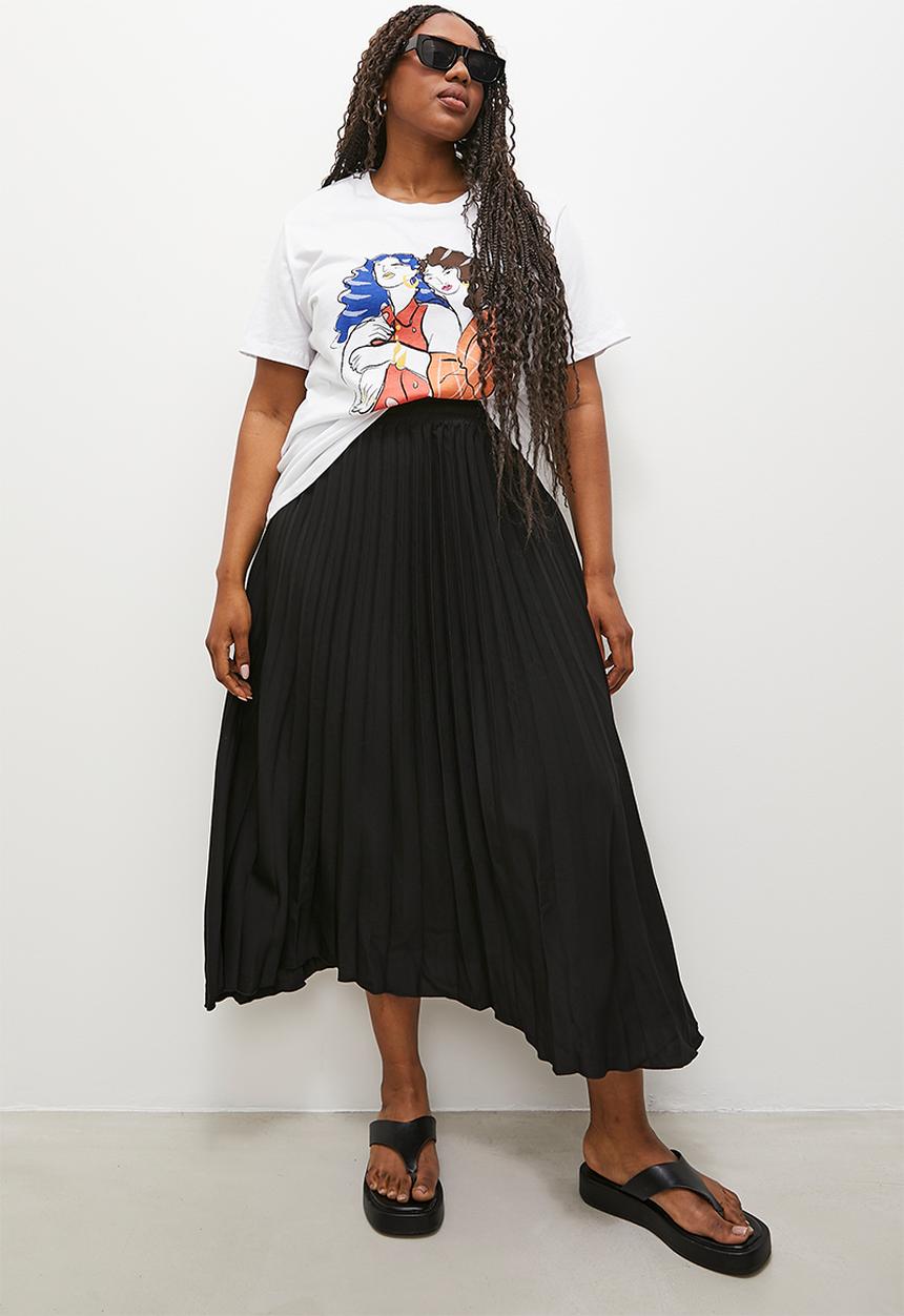 Superbalist - Midaxi pleated skirt - black