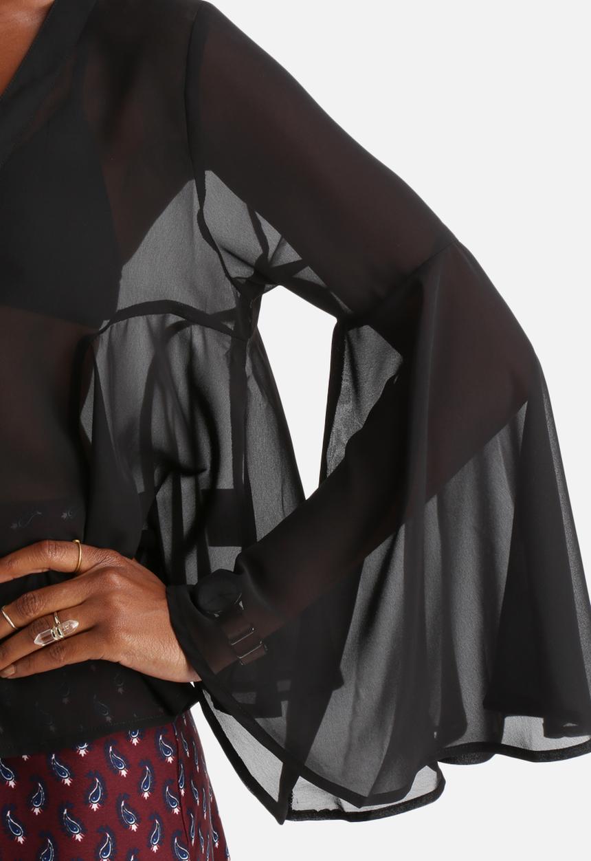 Influence. - Peasant Tie Up Blouse