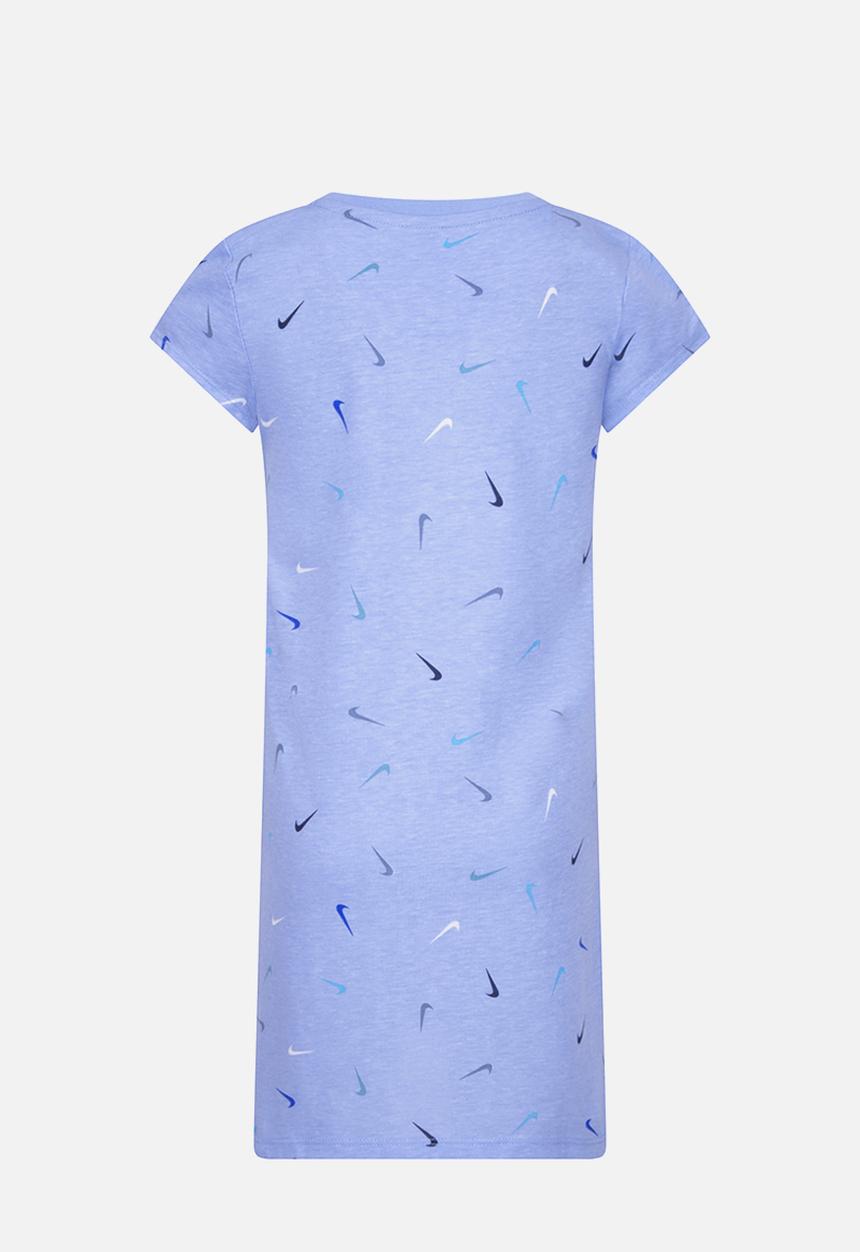Nike - Nkg swoosh printed tee dress - cobalt bliss