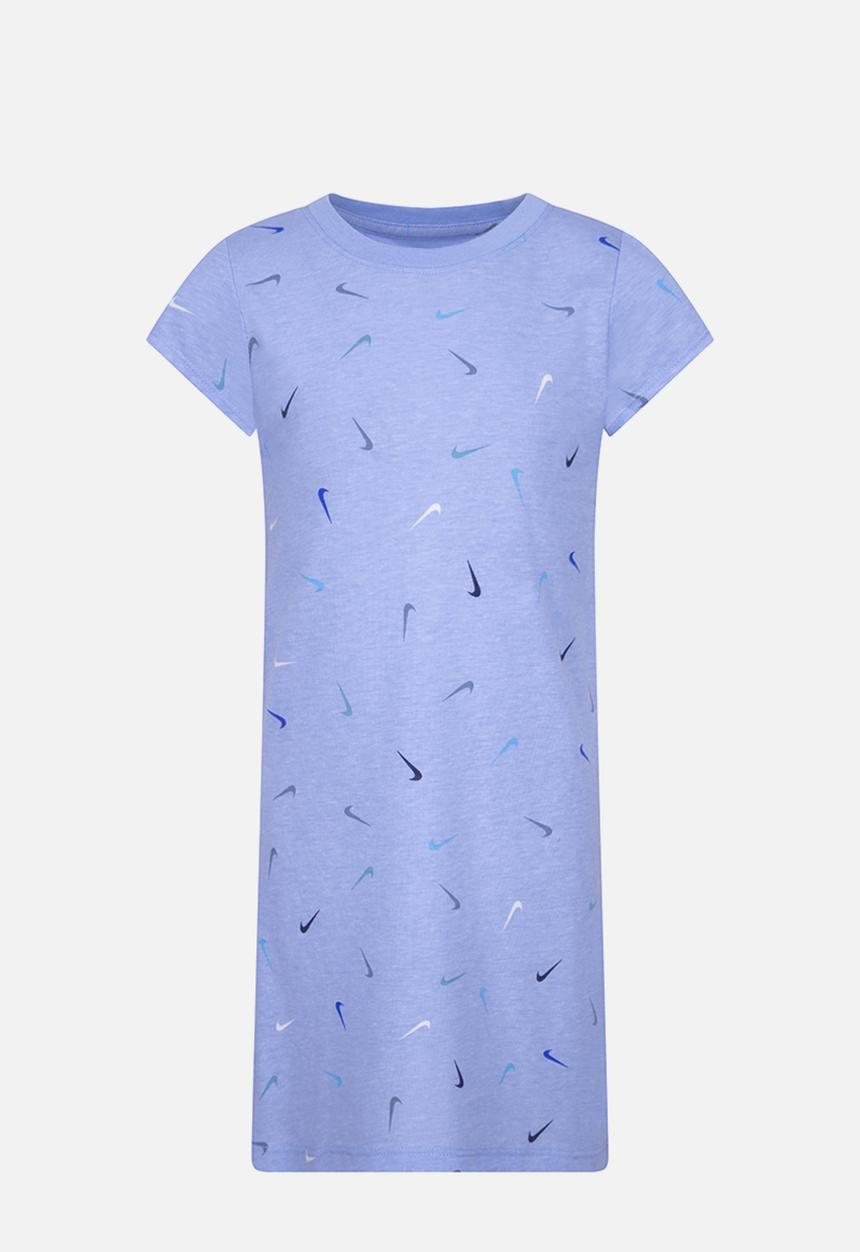Nike - Nkg swoosh printed tee dress - cobalt bliss