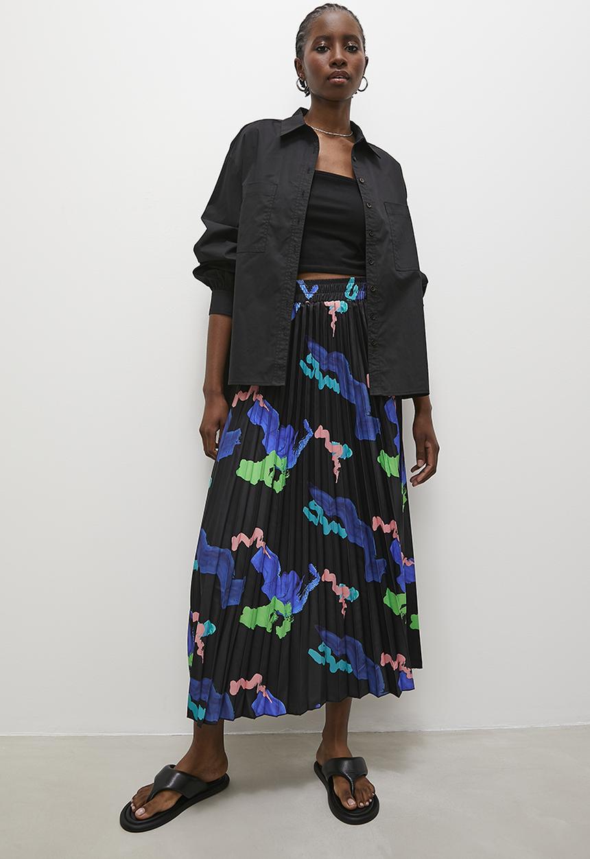 Superbalist - Modaxi pleated skirt - multi
