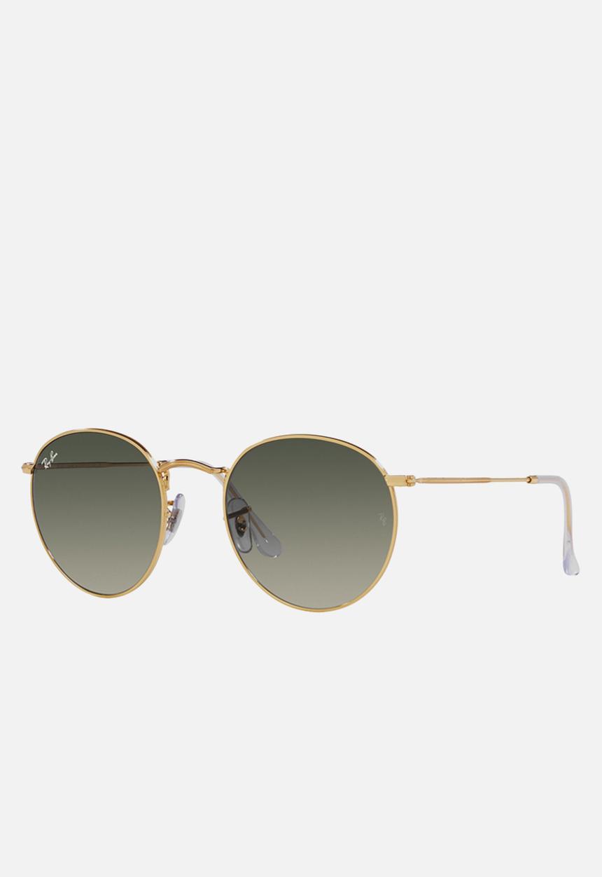 Ray-Ban - Round metal sunglasses 0rb3447 50 - gold