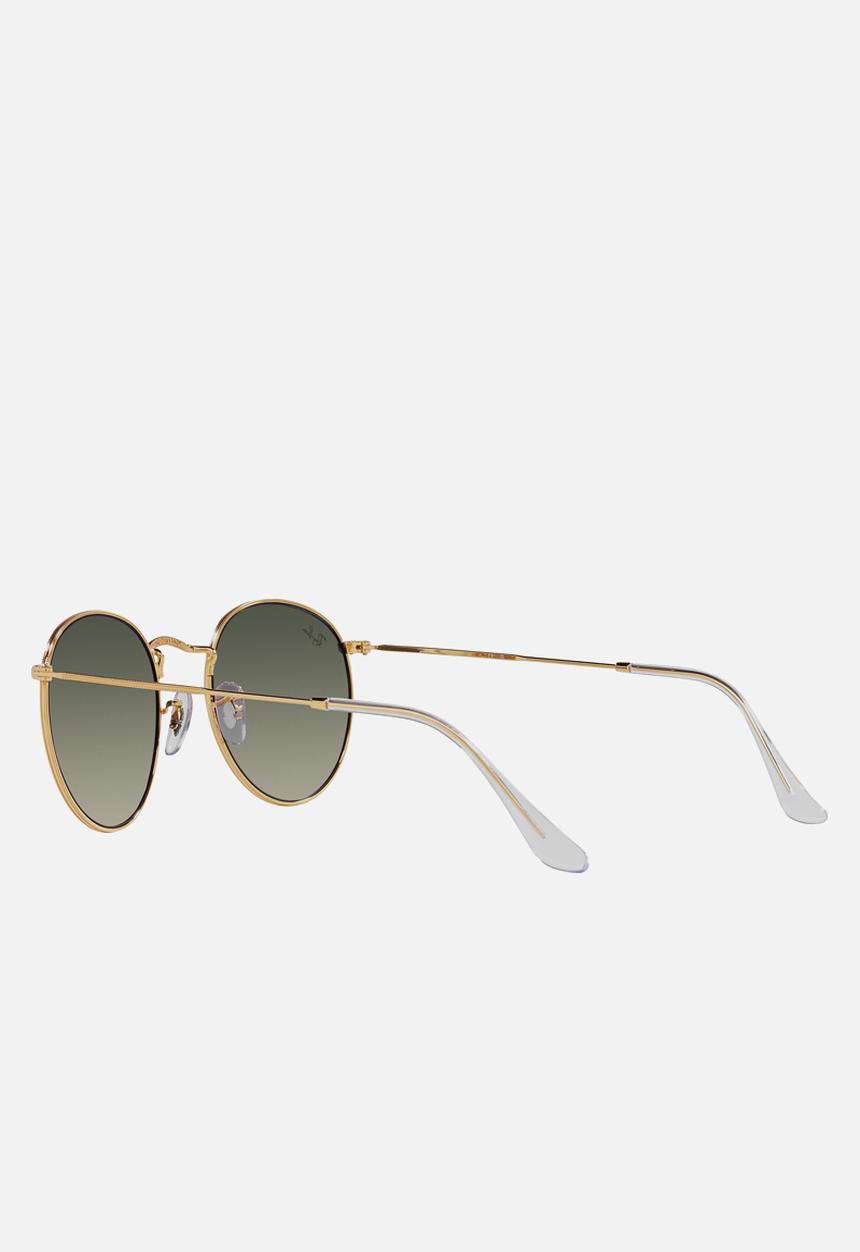 Ray-Ban - Round metal sunglasses 0rb3447 50 - gold