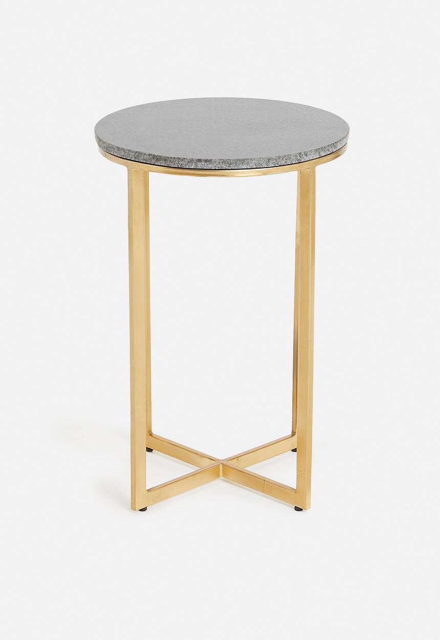 Sixth Floor - Calvin bedside table - gold