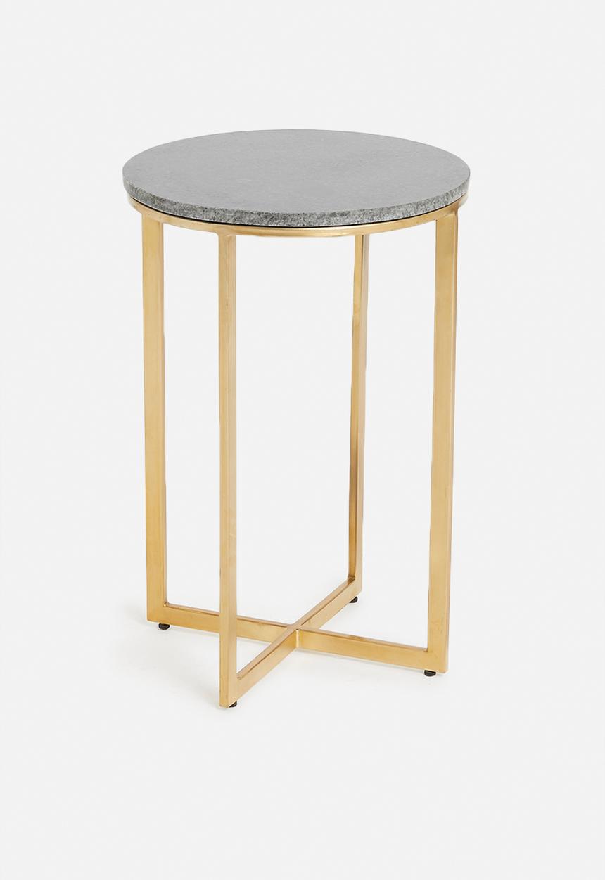Sixth Floor - Calvin bedside table - gold