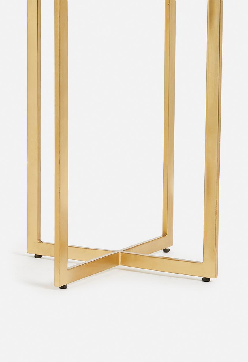 Sixth Floor - Calvin bedside table - gold
