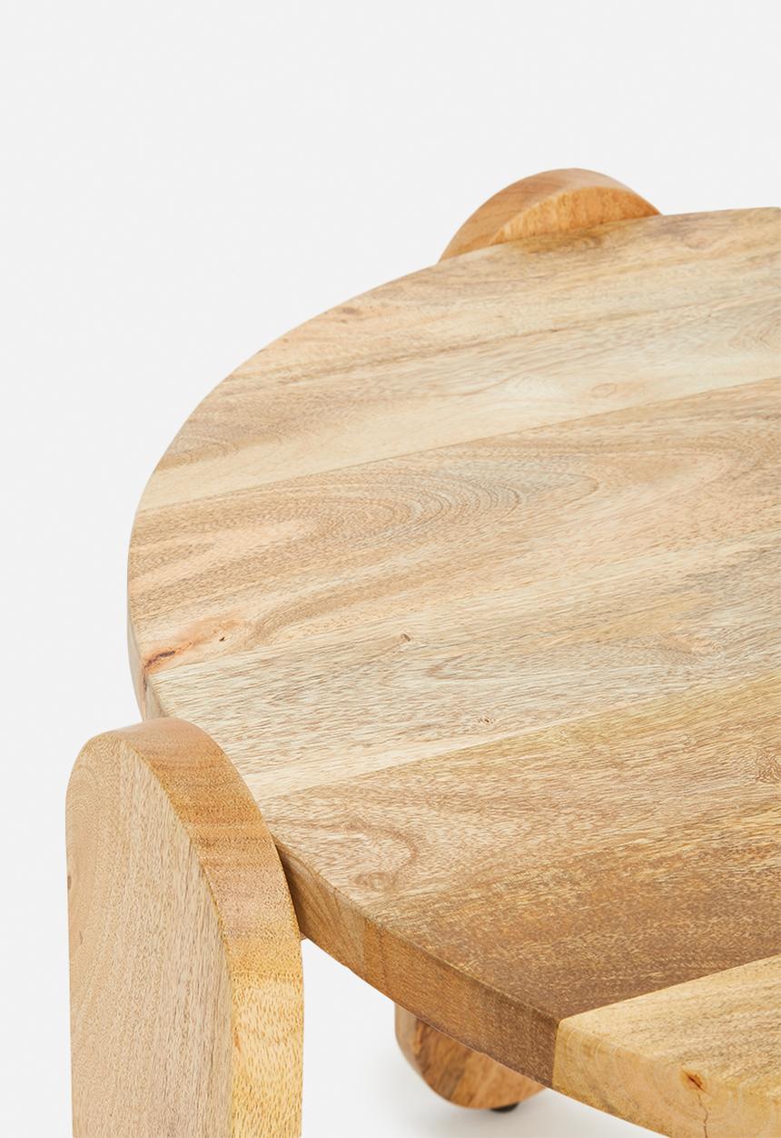 Sixth Floor - Kane mango wood side table - natural