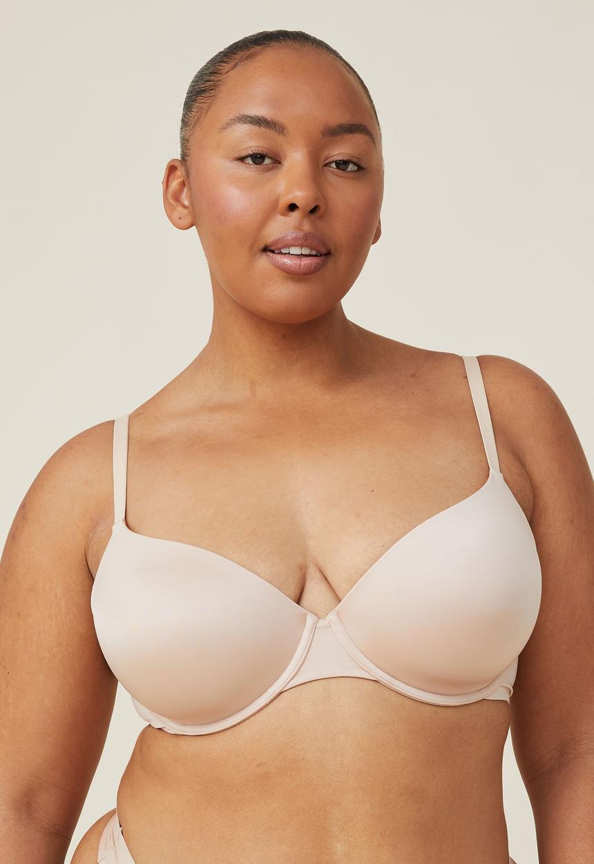 Cotton On - Ultimate comfort full coverage T-shirt bra - frappe