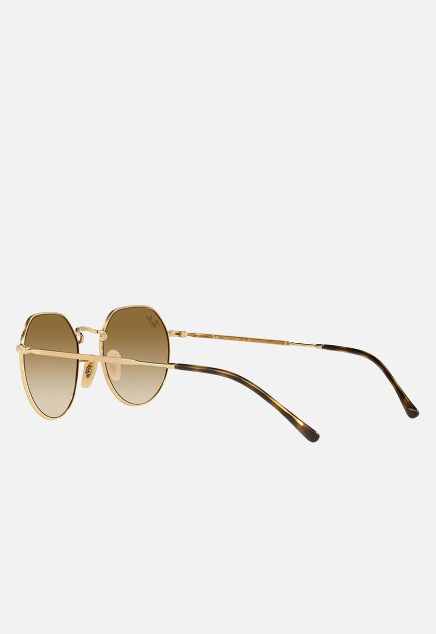 Ray-Ban - Jack sunglasses 0rb3565 55 - gold