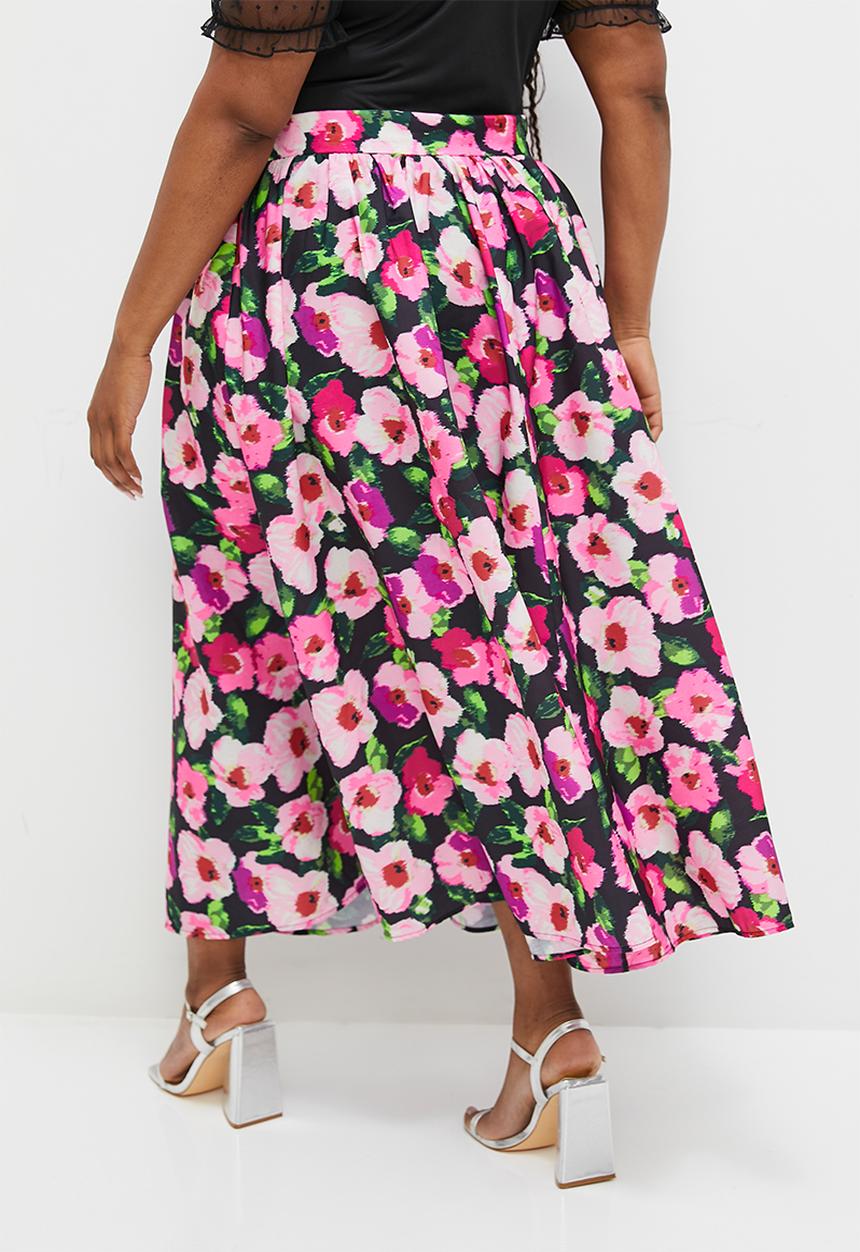 MILLA - Midaxi cricle skirt - floral print