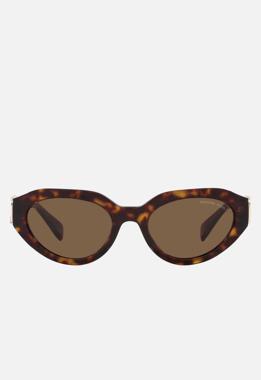 Michael Kors Eyewear - Empire oval sunglasses 0mk2192 53 - tortoise