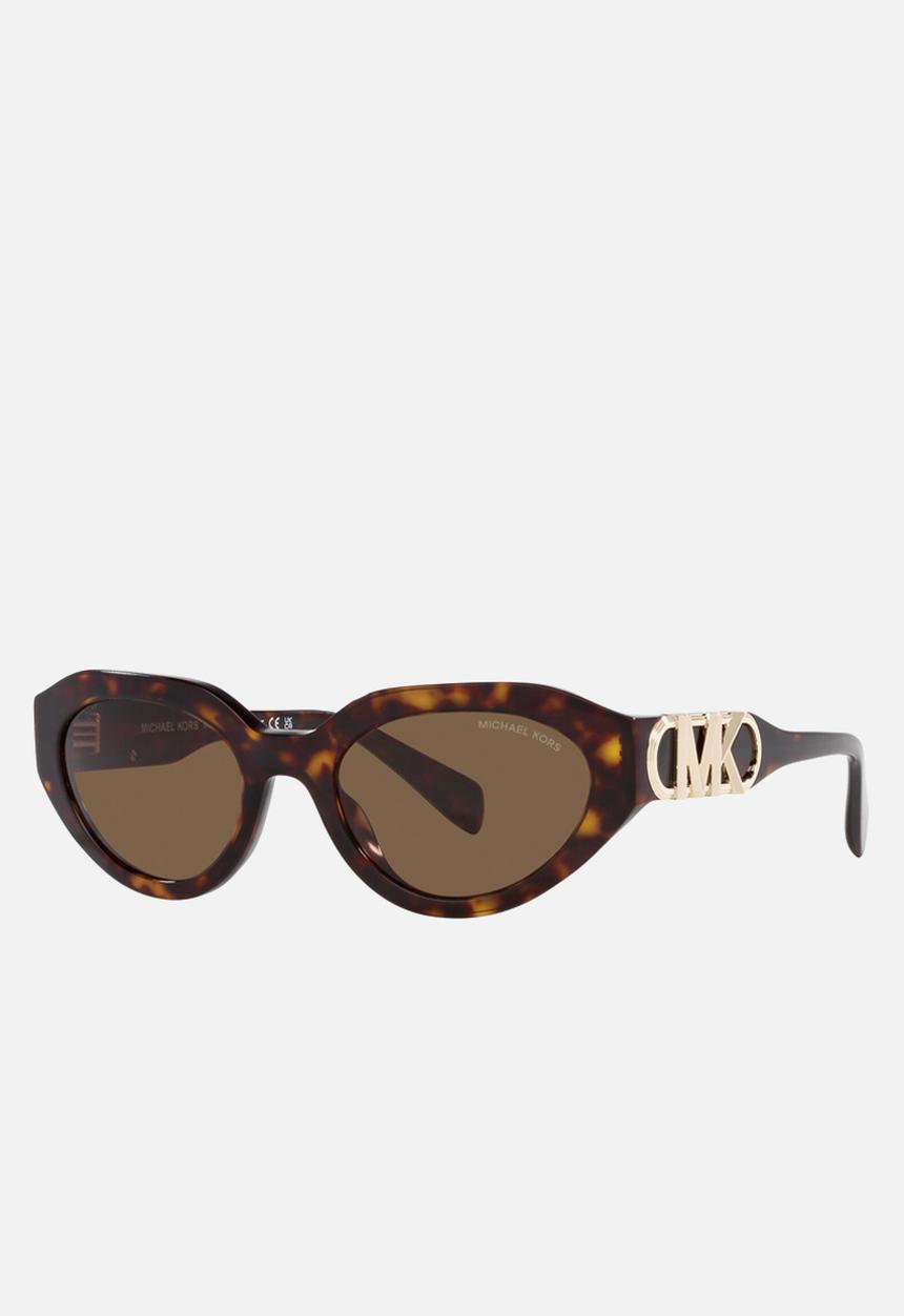 Michael Kors Eyewear - Empire oval sunglasses 0mk2192 53 - tortoise