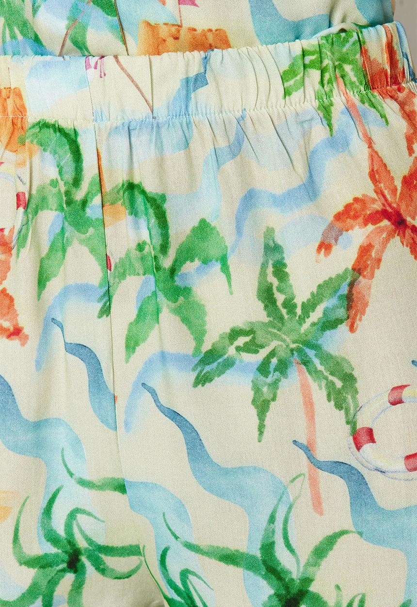 Trendyol - Floral short pyjama set - multi