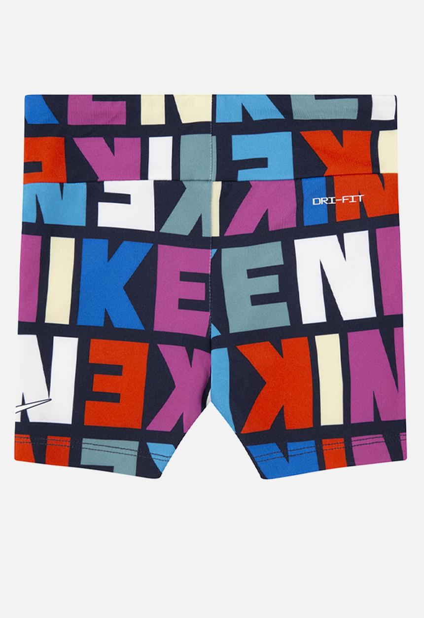 Nike - Nkg snack pack aop bike short - obsidian