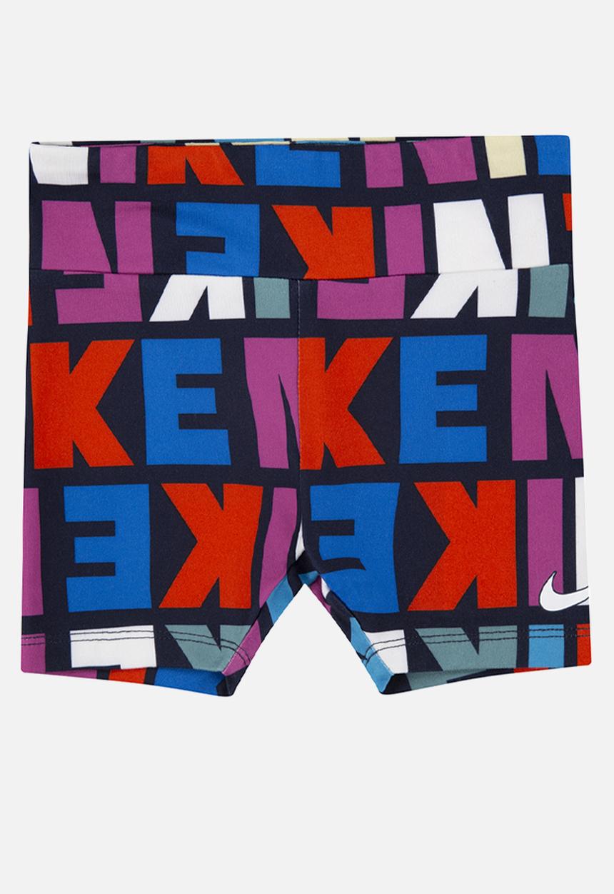 Nike - Nkg snack pack aop bike short - obsidian