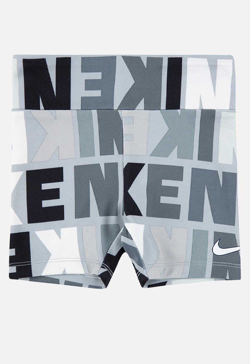 Nike - Nkg snack pack aop bike short - light smoke gray