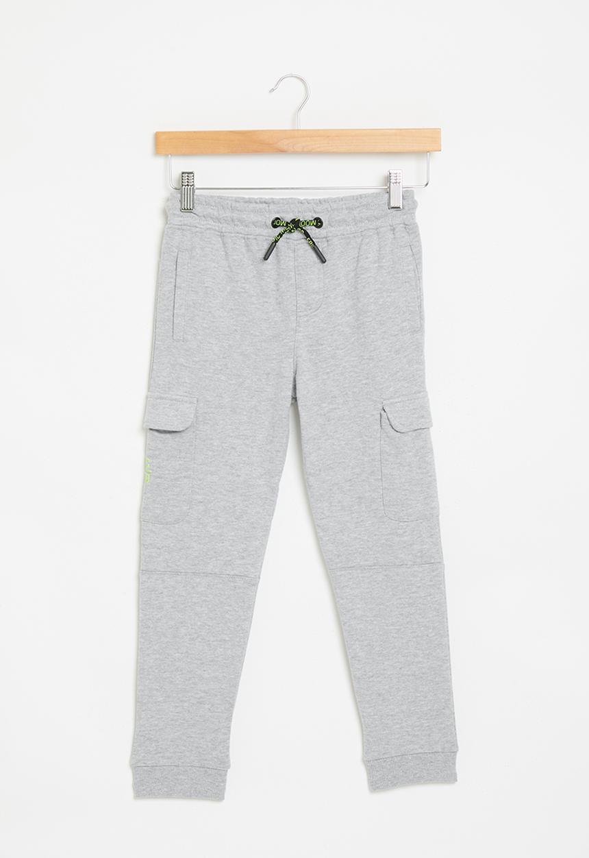 MINOTI - Fleece combat jogger - dark grey marl 