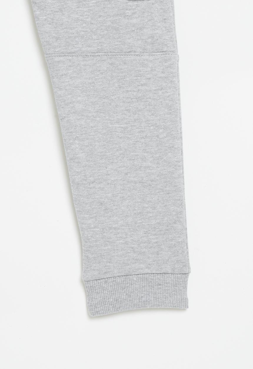 MINOTI - Fleece combat jogger - dark grey marl 