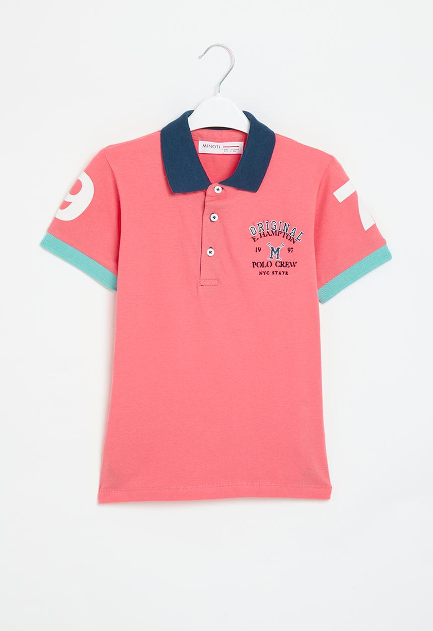 MINOTI - Pique polo shirt - pink