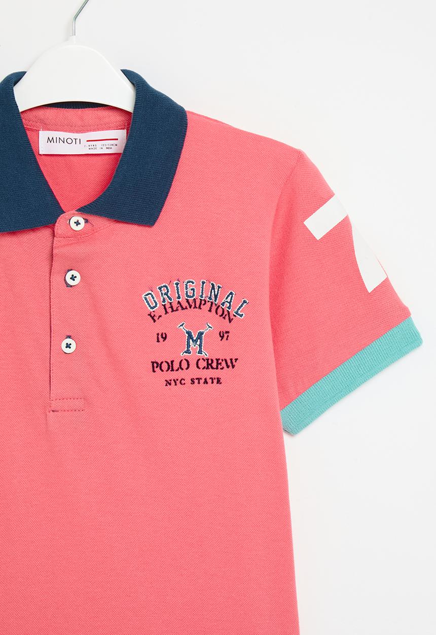MINOTI - Pique polo shirt - pink
