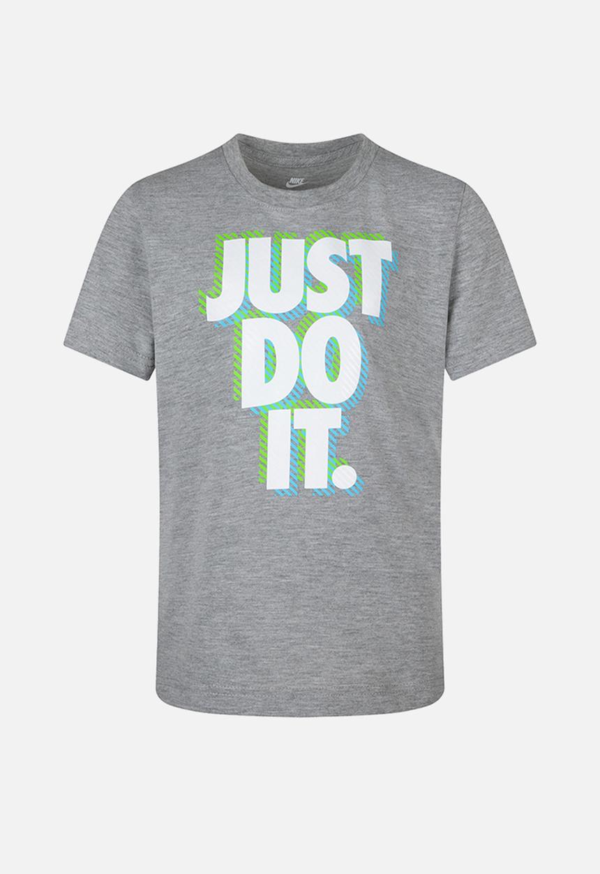 Nike - Nkb jdi 3d short sleeve tee - dark grey heather