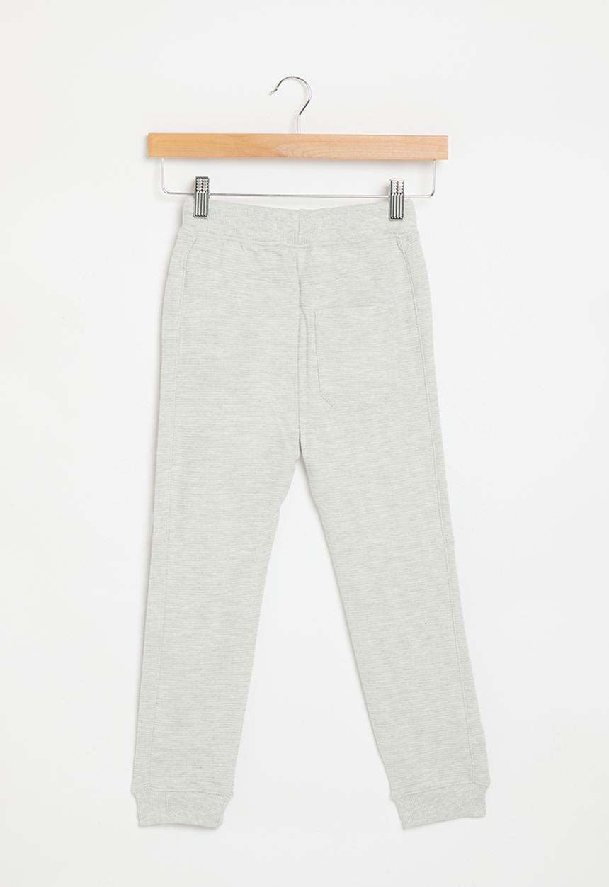 MINOTI - Ottoman fleece jogger - grey 