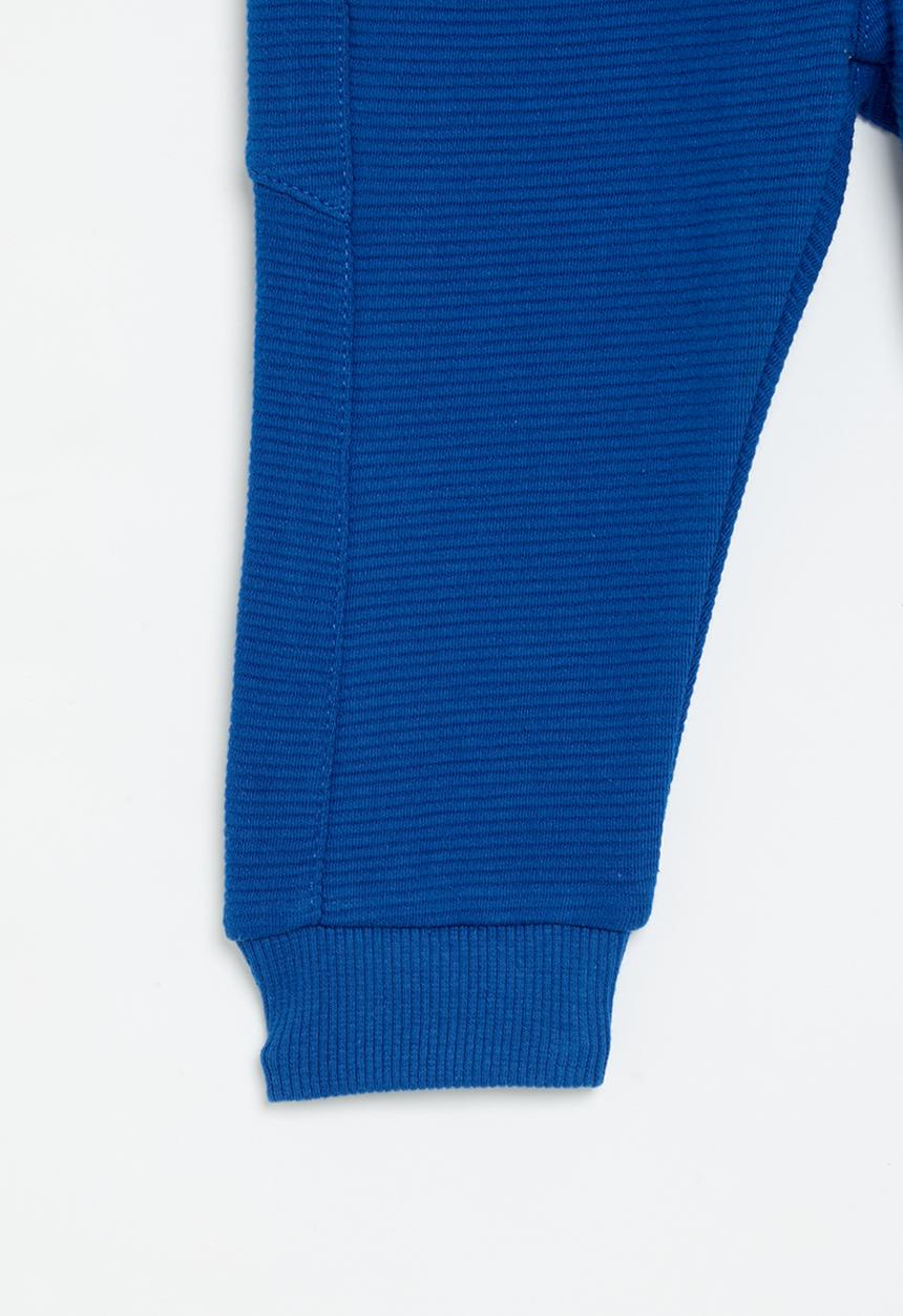 MINOTI - Ottoman fleece jogger - blue 