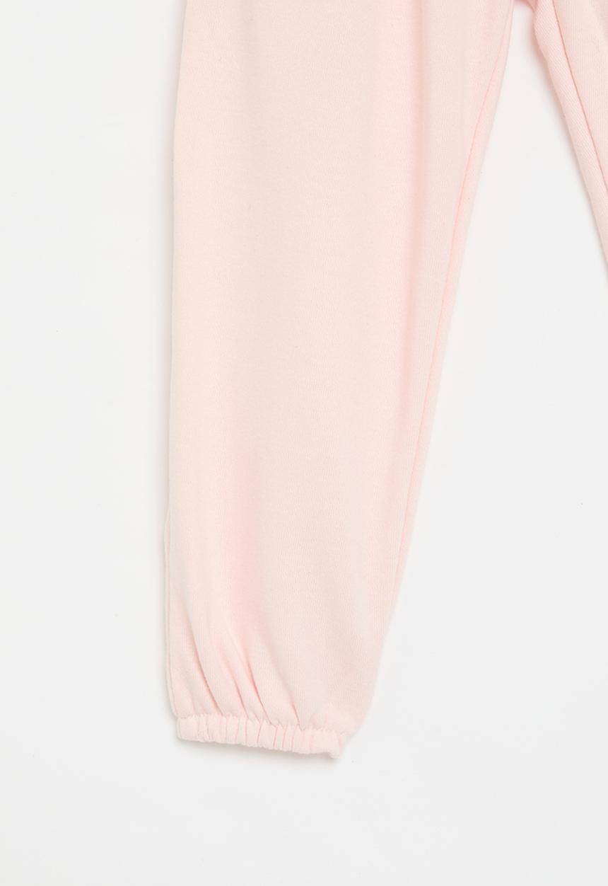 MINOTI - Girls basic fleece jogpant - pink