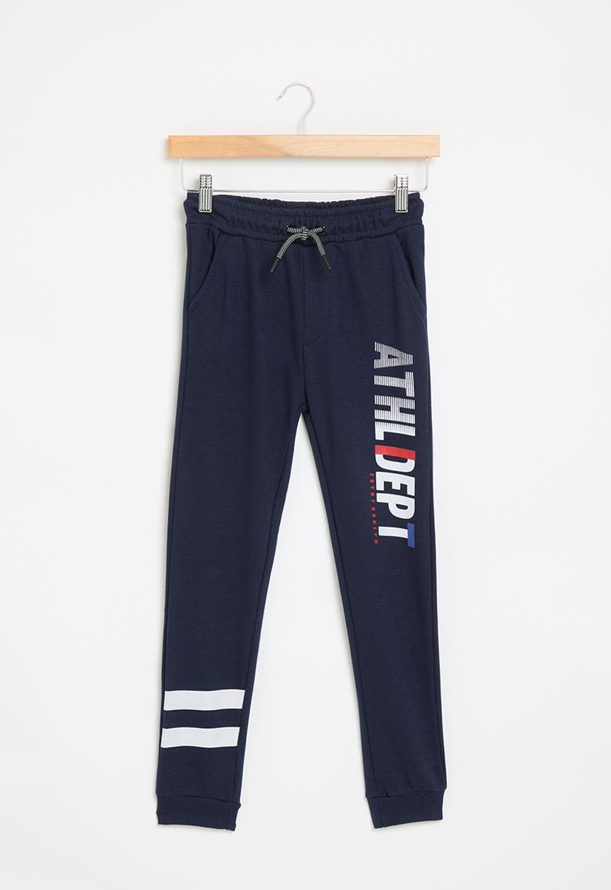 MINOTI - Boys basic athl dept fleece jogger - navy 