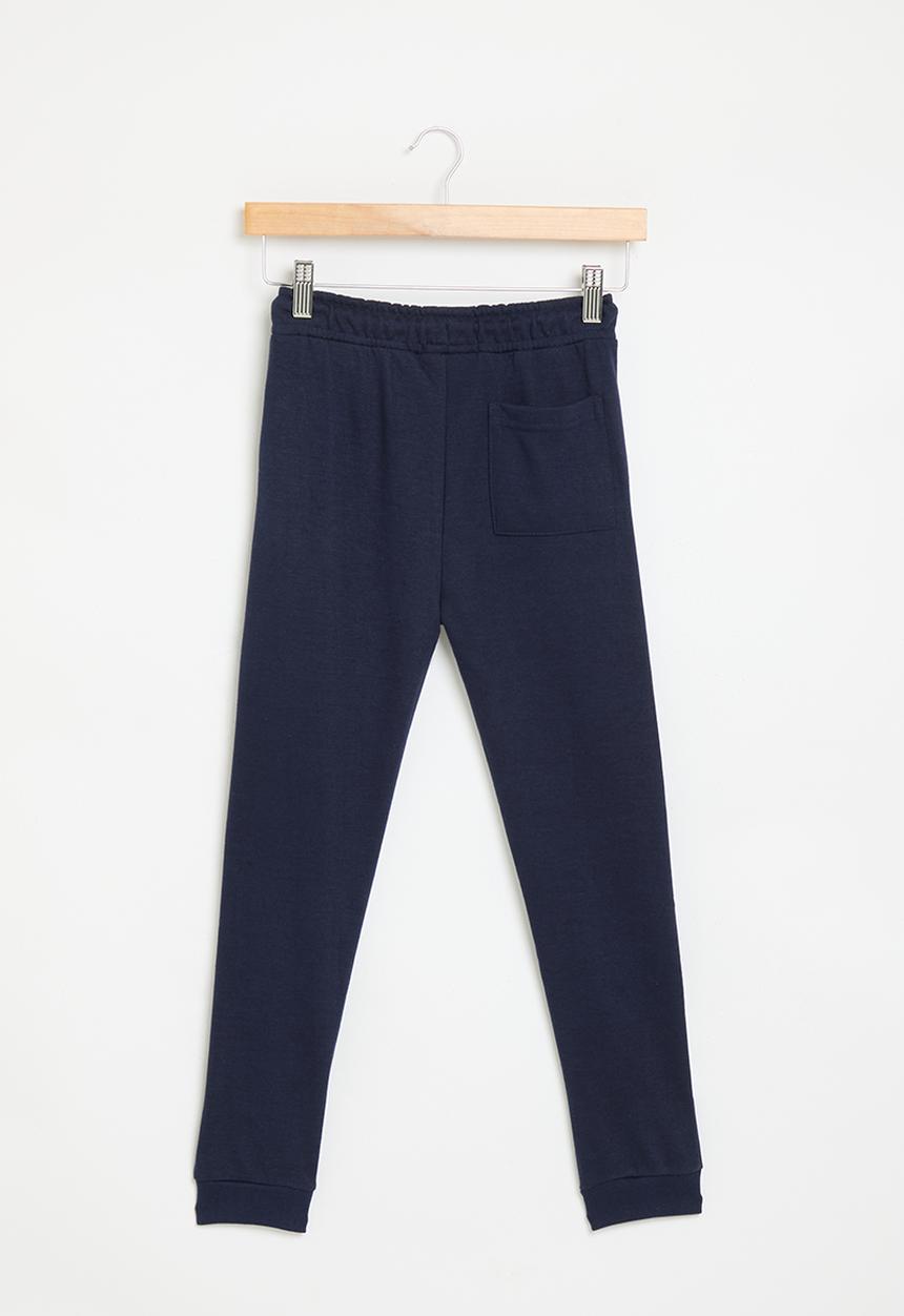 MINOTI - Boys basic athl dept fleece jogger - navy 